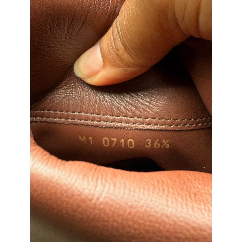 Dior Vintage Over The Knee Boots Brown Suede Leather Y2K Galliano EU 36.5 - Picture 15 of 15